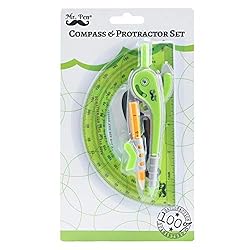 Mr. Pen- Compass and Protractor Set, Geometry