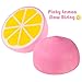 BeYumi Slow Rising Toy, 10 Inch Jumbo Pink Lemon Squishy Cream Scented Simulation Cute Fruit Squeeze Toys for Collection Gift, Decorative Props Large or Stress Relief