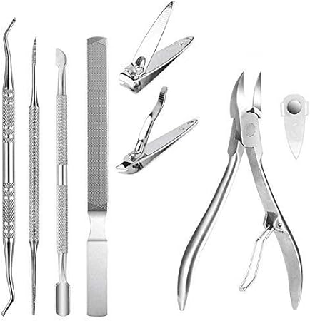 Amazon 爪切り ニッパー 8本セット まきづめ 矯正 巻き爪 Nail Clippers ネイルケア ネイル 爪やすり ニキビ取り ステンレス 爪切りセット甘皮処理 足用 硬い爪 陥入爪 フットケアキット シルバー Arumker 爪切り 通販 Amazon 爪切り ニッパー 8本セット まきづめ 矯正 巻き爪 Nail Clippers ネイルケア ネイル 爪やすり ニキビ取り ステンレス 爪切りセット甘皮処理 足用 硬い爪 陥入爪 フットケアキット シルバー Arumker 爪切り 通販