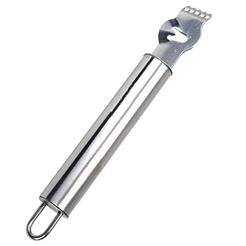 C-Pioneer Stainless Steel Lemon Orange Zester Citrus Grater Grips Lime Zest Peeling Tool - Thumbnail 3