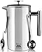 French Press Coffee & Tea Maker Complete Bundle (34 Oz – 8 Cups): 3 Items–Double-Wall Stainless Steel French Press, Serving Scoop, Dessert Spoon & 4 Ultra-Fine Filter Screens-Top Rated