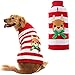 Orangexcel Dog Knitted Sweater Cute Reindeer Xmas Holiday for Puppy Pet Large