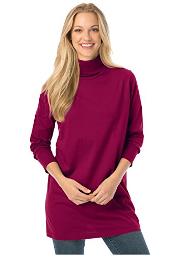 cotton turtleneck tunics