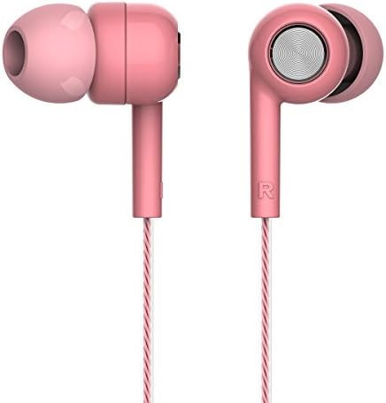 Middox Excellent series 358 Earbuds with Microphone and Remote, Sound for IOS, Android, Note 4 5, galaxy s5 earbuds, Headphones and FREE Eva carry case (Pink X1)