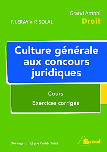 Culture générale aux concours juridiques