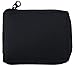 Improving Lifestyles Leather Mens Wallet Bifold Black Zip Around credit card Fixed Flipup Window ID FREE Organza Gift Ba