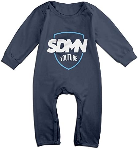 Infant Boys Girls Sidemen Youtube Sdmn Cute Short Sleeve Romper Onesie Navy