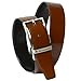 alpine swiss Men's Dress Belt Reversible Black Brown Leather, Solid, Size 36