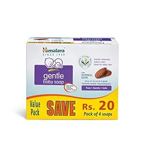 Himalaya Gentle Baby Soap Value Pack, 4 * 75g