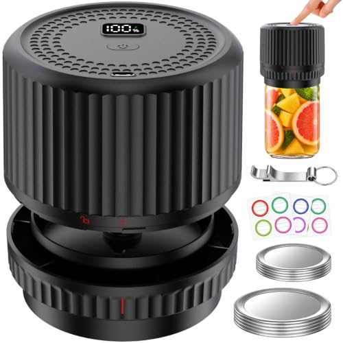 UNERVER Electric Mason Jar Vacuum Sealer Kit