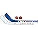 Franklin Sports New York Islanders NHL Mini Hockey Stick Set - NHL Team Knee Hockey Stick and Ball Set - Two Player Stick Set - Great Toy for Kids