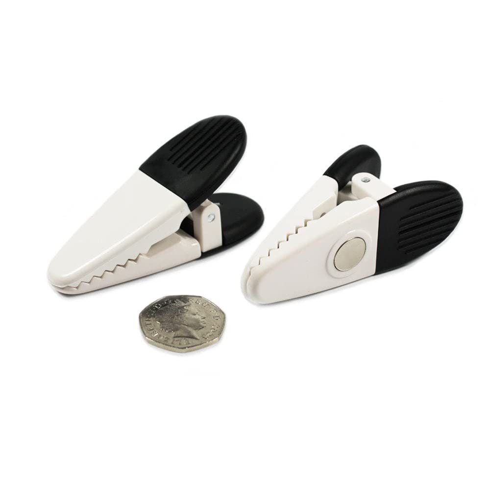Magnet Experts F4MCLIP-10 Magnetic Crocodile Clip for Warehouse and Office (Pack of 10)