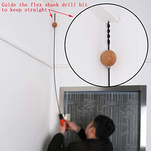 EMILYPRO Flex Shank Installer Drill Bit Guide Tools/Cable Bit Bumper