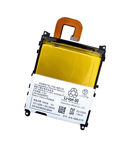 ZWXJ New Li-Polymer Phone Battery (11.4Wh 3000mAh 3.8V) for Sony Xperia Z1 C6902 C6903 C6906 C6943 L39h 1588-4170 LIS1525ERPC