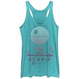 Star Wars Junior's Scarif Circle Graphic T-Shirt, Tahiti Blue, 2XL