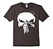 Marvel Punisher White Paint Splatter Skull Graphic T-Shirt