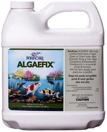 Fountain &amp; Water Feature Water Treatment Pond Care Algaefix Single 64 Oz Bottle FTCP169D