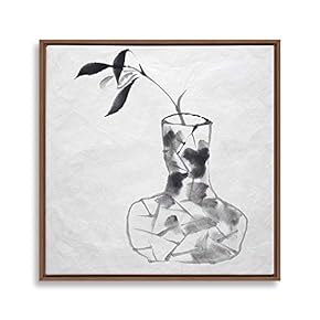 Framed Canvas Wall Art-Zen-Canvas Prints Home Artwork Decoration for Living Room,Bedroom - 16x16 inches