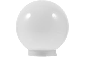 Acrylic Globe,6Inch Globe Lamp Shade Replacement Lamp Post for Streetlights Wall Fixtures Table