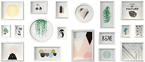 ZYANZ 18 Photo Frame Wall Gallery Kit Includes: Frames，Gallery Wall Frame Set，Perfect Frame，Art Painting Core，Home And Wall Decorations