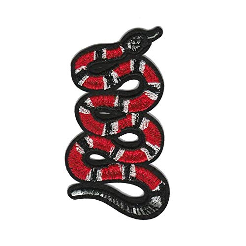 Snake Patches Coral Patches Iron On Patch Embroidered Patch Patches for Denim Jackets