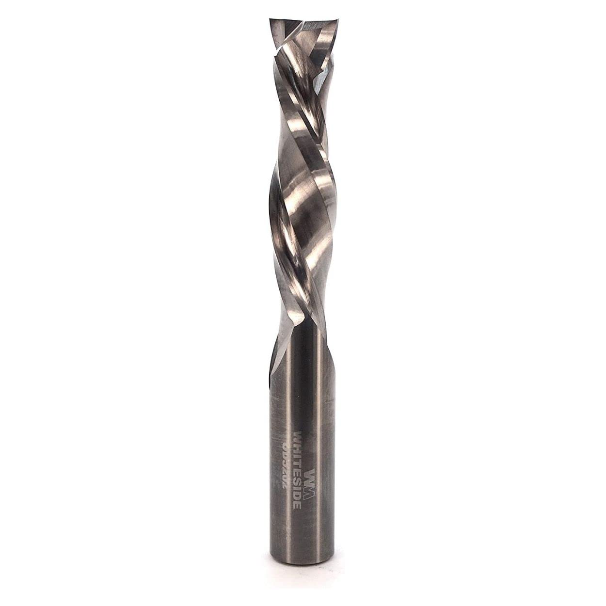 Whiteside Router Bits UD5202 Up/Down Cut Spiral Bit with Solid Carbide 2 Plus 2 Compression and 1/2-Inch Cutting Diameter