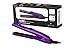Dual Voltage Portable Hair Straightener for Travel, Ceramic Small Flat Iron for Short Hair, Bangs, Edges, Beautiful Gift Package with 2 Salon Clips, Temp 410F Auto-Off