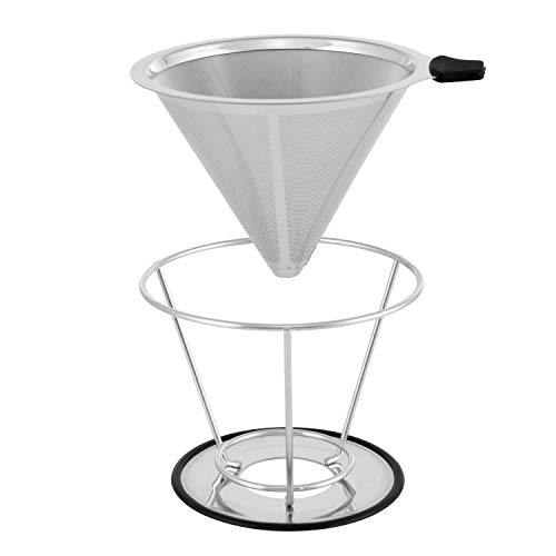 ABNOBACOFFEE Kaffee-Set manuelle Handkaffeemühle mit Permanentfilter aus Edelstahl – Bild 5