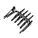 PBYMT Black Detachable Stealth Mounting Luggage Rack Compatible for Harley Touring Road King Street Glide 2009-2020