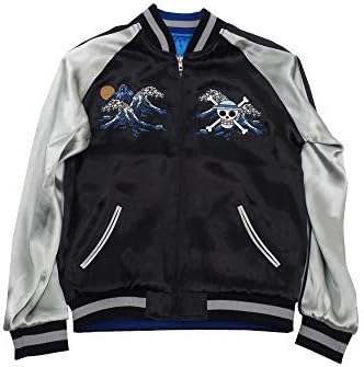 Amazon ワンピース One Piece グッズ 三人衆 ルフィ サンジ ゾロ リバーシブル スカジャン Opsj 009 コート ジャケット 通販