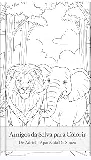 Livro Amigos da Selva para Colorir