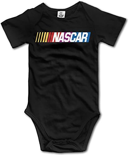 BABBY Baby's NASCAR Logo Bodysuit Romper Jumpsuit Black