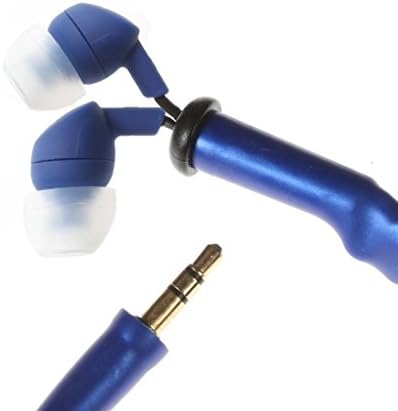 CordCruncher Tangle Free Earbuds, Cobalt Blue