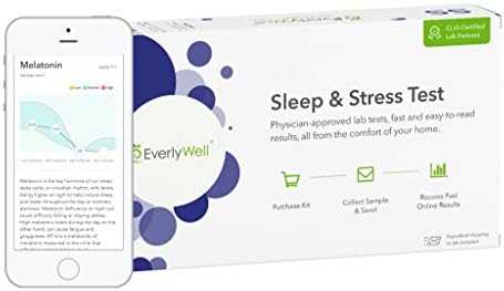 EverlyWell - Sleep & Stress Test - As Seen On Shark Tank (Not Available in NY, NJ, MD or RI)