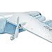 PLRB RC Plane, 2.4Ghz 2 Channels RTF RC Airplane, RC Aircraft with 3-Axis Gyro for Beginner, A Easy to Fly Glider Toys (Wingspan 373mm)