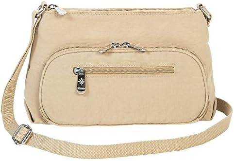Mondo Nylon Small Crossbody Lightweight Multi Function Travel Handbag