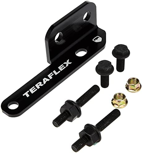 Hooke Road CB Antenna Mount For Jeep Wrangler JL 2018-2024 - Spare Tire Bracket With Black Powder Coat