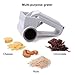 Superelead Multipurpose Duty Rotary Cheese Chocolate & Vegetable Grater Cutter Grinder With Sharp Stainless Steel Drum