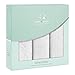 aden + anais Swaddle Blanket, Metallic Muslin Blankets for Girls & Boys, Baby Receiving Swaddles, Ideal Newborn & Infant Swaddling Set, Perfect Shower Gifts, 3 Pack, Silver Deco