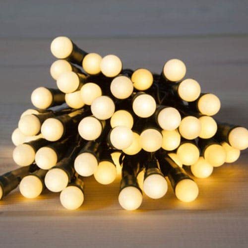 Noma @ WOWOOO Fit & Forget Battery 200 LED Berry Lights : Timer Multifunction : in/Outdoor : Warm White 6816020GWW