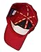 FDNY Baseball Hat Police Badge Fire Department of New York City Red Gold On