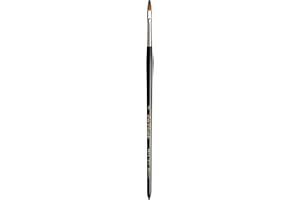 DA VINCI BRUSHES da Vinci Watercolor Series Maestro Paint Brush, One Stroke Flat Kolinsky Red Sable, Size 4 (1311-04)