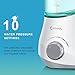 Coredy Oral Irrigator Water Flosser 600ml Professional Counter Top Power Floss Dental Water Jet with 5 Flossing Tips for Teeth, Brace and Bridge, 10 Water Pressure Settings, IPX6 Splashproof