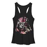 Star Wars Floral Print Vader Womens Graphic Racerback Tank