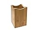 Top Notch Kitchenware Premium Bamboo Kitchen Utensil Holder and Organizer | Stylish Spoon Holder | Ideal Kitchen Utensil Organizer for Cooking | Natural Wood Flatware Organizer