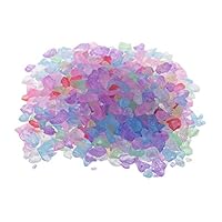 Fenteer 20g Crystal Sand Decoration Fish Tank Aquarium Rocks,Fish Tank Gravel Rocks, for Outdoor Backyard Walkway Garden Gift Decoration (Mixed Colors)