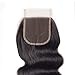Star Show Brazilian Hair Body Wave Closure 5x5 Inch Lace Closure 100% Human Hair Closure One Piece For Sale Natural Color(12 inch 5x5 Closure)