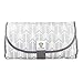 SnoofyBee - Portable Baby Changing Station: Compact, Clean-Hands Design with Dual Storage Pockets - Waterproof & Stylish (Grey Arrow)