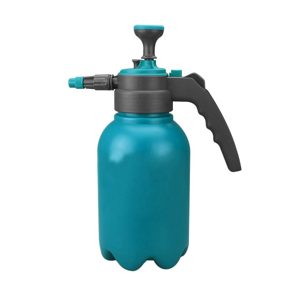 YJZQ 2L Garden Pressure Sprayer Adjustable Manual Copper Nozzle Head Garden Sprayer Hand Held Water Spray Bottle for Yard Lawn Spray Weeds Plants Flowers Watering and Home Cleaning