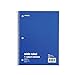 Staples Spiral Notebook 1-subject, 70-count, Wide Ruled, Assorted Colors, 6 Pack